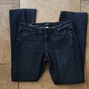 Loft Curvy boot cut jeans
